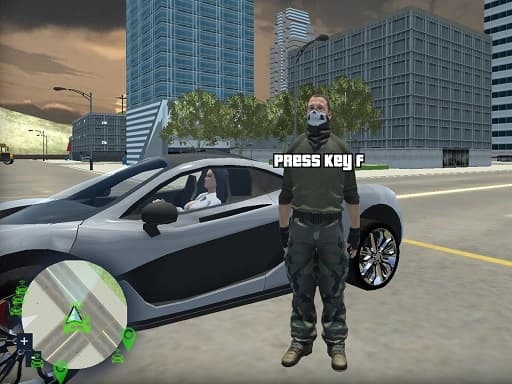 Crazy GTA Mercenary Driver - racing game
