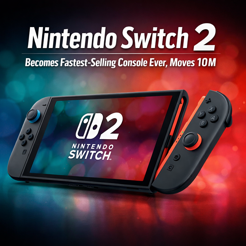Nintendo Switch 2 Becomes Fastest-Selling Console Ever, Moves 10M Units in Four Months